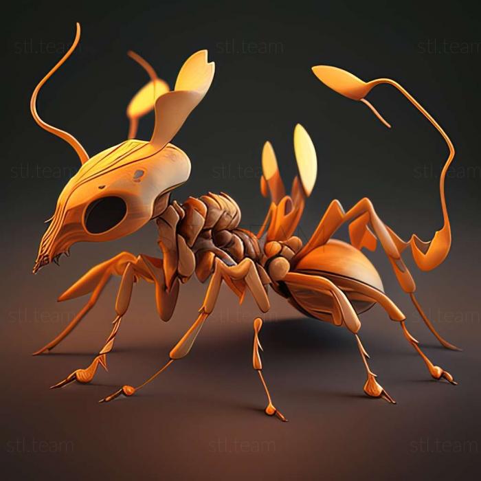 3D модель Pheidole гольчастий (STL)